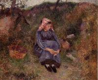 Pissarro, Camille - Seated Peasant Woman